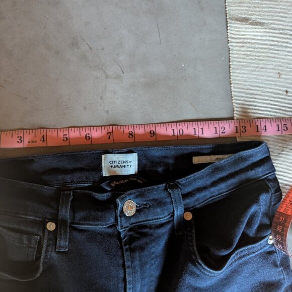 Citizens of Humanity Isola Crop Straight Leg Jeans (Chamber) - Picture 7 of 16